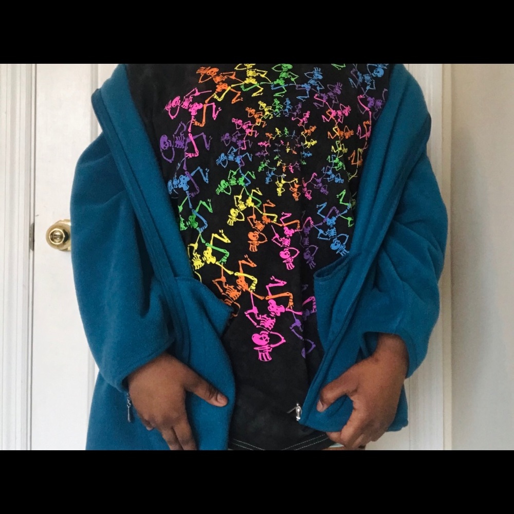 Blue Fleece Zip Up